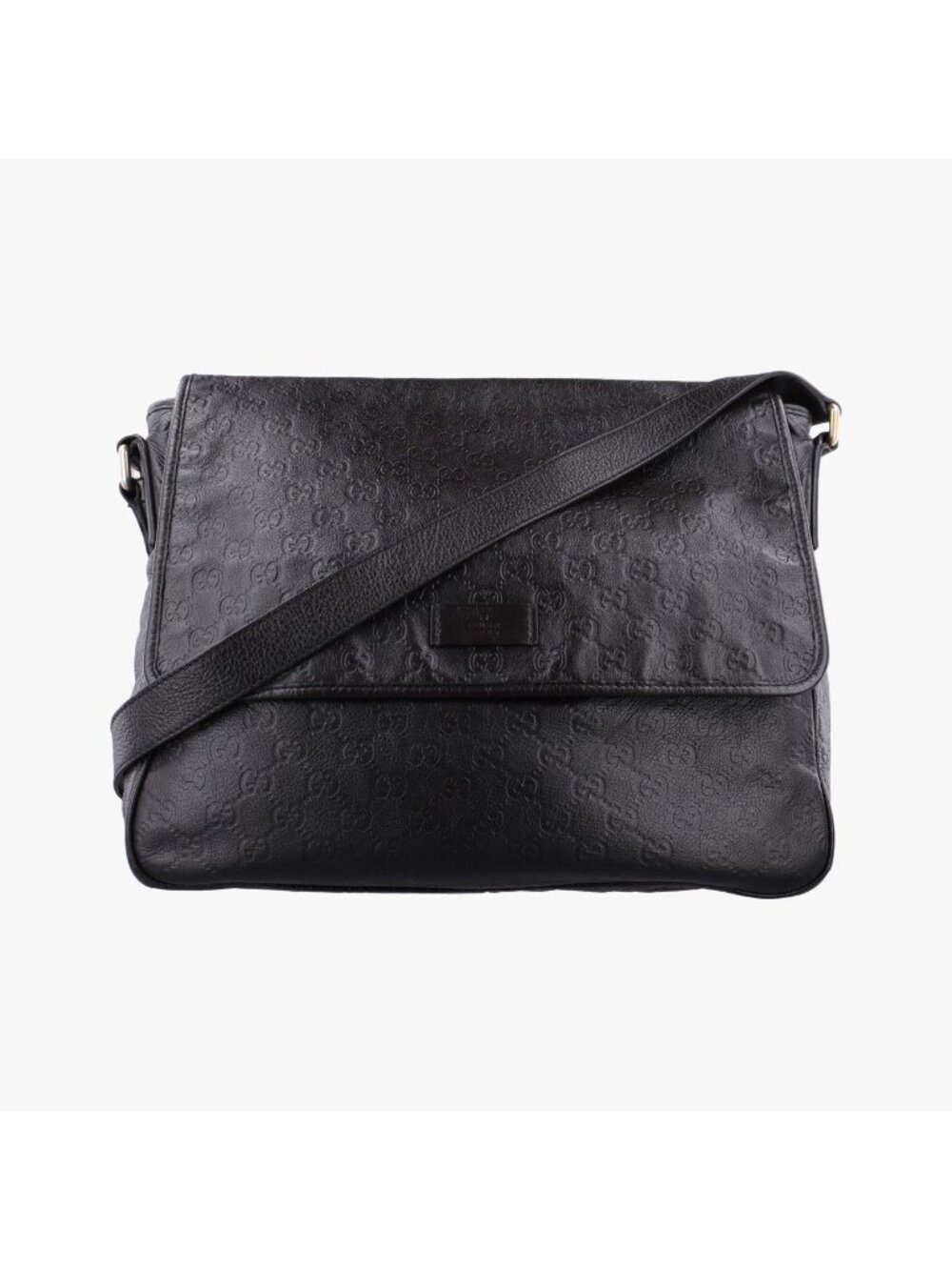 Gucci Essima Messenger Black Leather
